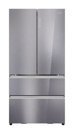 Haier HFR79F19EFGK Side-by-Side Kühl-/ Gefrierkombination 449 l / 254 l 365 kWh NoFrost 1900 mm x 905 mm  (Edelstahl) f&uuml;r 1.638,00 Euro