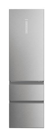 Haier HTW7620ANMG 289 l / 125 l Kühl-Gefrierkombi freistehend NoFrost 120 kWh Jahr  (Edelstahl) f&uuml;r 1.074,00 Euro