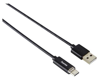 00074255 USB-Type-C-Kabel mit LED-Anzeige 1m 