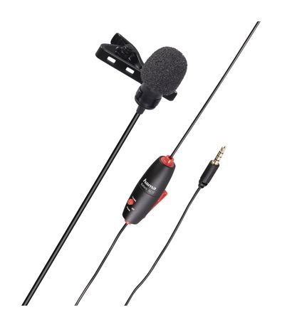 004634 Smart kabelgebunden Aufsteckbares Mikrofon 3,5 mm (1/8")  (Schwarz) 