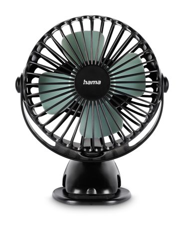 Hama 012373 USB Ventilator Tisch neigbar  (Schwarz, Mintfarbe) f&uuml;r 17,49 Euro