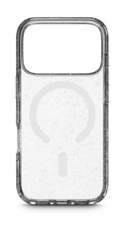 080474 Mag Glitter Cover für Apple iPhone 17 Pro  (Transparent) 