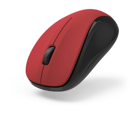 Hama 173022 MW-300 V2 1200 DPI Büro Maus Optisch  (Schwarz, Rot) f&uuml;r 12,99 Euro