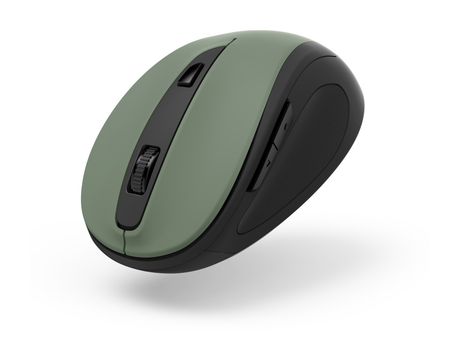 173030 MW-400 V2 1600 DPI Büro Maus Optisch  (Schwarz, Grün) 
