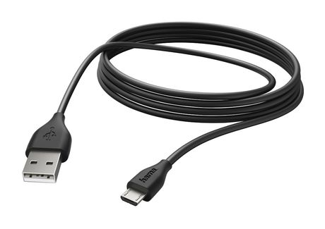 173788 USB A auf Micro-USB B Männlich 3 m  (Schwarz) 