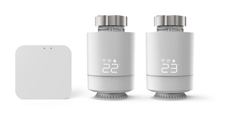 Hama 176593 Heizungssteuerung 2x smartes Heizkörperthermostat + Zentrale WLAN  (Weiß) f&uuml;r 95,00 Euro
