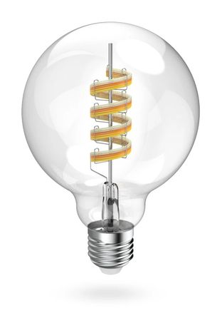 Hama 176644 Smarte LED Lampe Globe E27 EEK: F 470 lm Weiß (6500K) Dimmbar f&uuml;r 24,99 Euro
