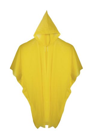 178108 Regenponcho  für Erwachsener (Gelb) 