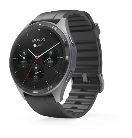 Hama 178618 7010 Smartwatch Rund  (Schwarz) f&uuml;r 99,00 Euro