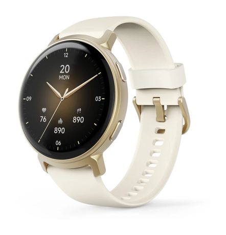 Hama 178641 7020 Analog 43 mm Smartwatch Rund IP68  (Gold) f&uuml;r 99,99 Euro