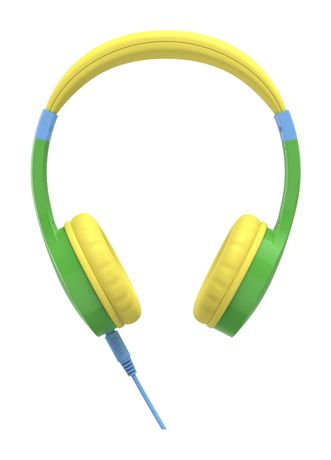 184107 Kids Guard Ohraufliegender Kopfhörer Kabelgebunden  (Blau, Grün, Gelb) 