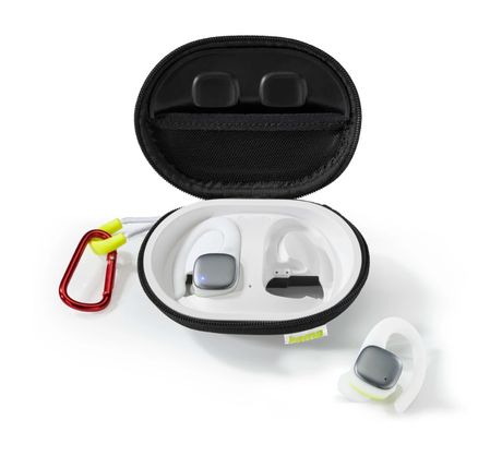 Hama 184115 Spirit Athletics In-Ear Bluetooth Kopfhörer Kabellos TWS 7 h Laufzeit IPX5  (Weiß, Gelb) f&uuml;r 54,00 Euro