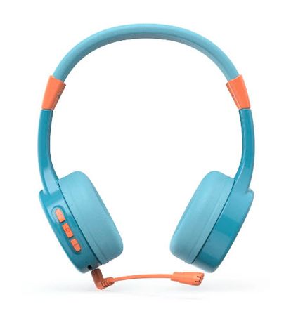 Hama 184182 Teens Guard II Ohraufliegender Bluetooth Kopfhörer kabellos 48 h Laufzeit USB Typ-C  (Blau, Orange) f&uuml;r 26,99 Euro