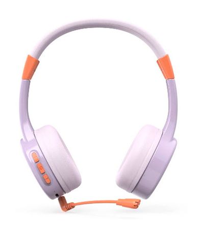 Hama 184183 Teens Guard II Ohraufliegender Bluetooth Kopfhörer kabellos 48 h Laufzeit USB Typ-C  (Orange, Violett) f&uuml;r 29,99 Euro
