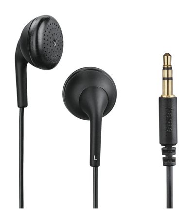 Hama 184191 Bubbly In-Ear Kopfhörer Kabelgebunden  (Schwarz) f&uuml;r 6,99 Euro