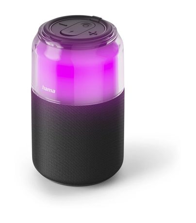 Hama 188243 Can Speaker 5 W Bluetooth Lautsprecher Laufzeit bis 10 h  (Schwarz) f&uuml;r 14,99 Euro