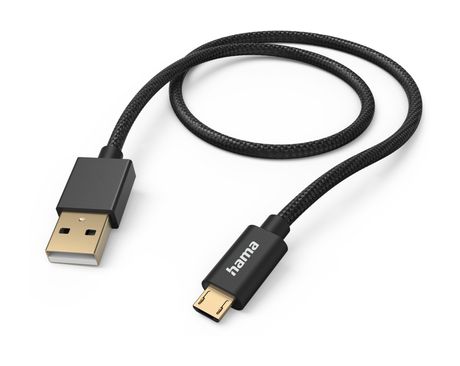 201543 Fabric 0,48 Gbit/s USB A auf Micro-USB B Männlich 1,5 m  (Schwarz) 