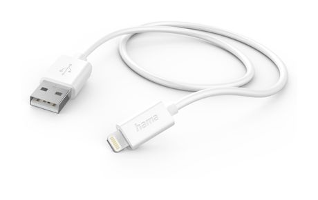 Hama 201579 Stecker Lightning auf USB C 1 m  (Weiß) f&uuml;r 14,99 Euro