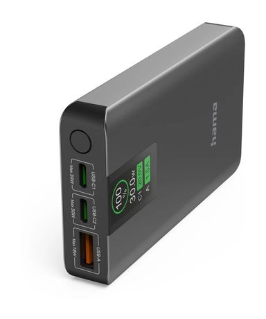 201782 Power Pack PD 10 Alu 10000 mAh Powerbank USB Typ-C  (Anthrazit) 