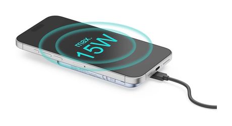201790 Power Pack Qi2 Wireless 5000 mAh Powerbank USB Typ-C Kabelloses Laden  (Blau) 