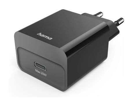 Hama 201959 20 W Ladegerät  (Schwarz) f&uuml;r 9,99 Euro