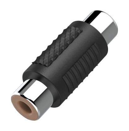 Hama 205182 Audio-Adapter Buchse Cinch auf Cinch  (Schwarz) f&uuml;r 5,99 Euro