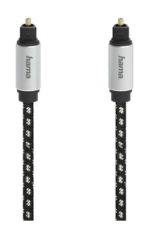 205448 Audio-Lichtleiter-Kabel Stecker Toslink auf Toslink 3 m  (Schwarz) 