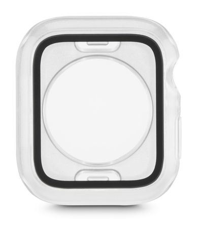 210918 Essential Line 40 mm Hülle Apple Watch 4/5/6/SE 1.Gen/SE 2.Gen/SE 3 (Schwarz, Transparent) 