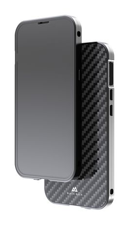 215152 360 Grad Glass Cover für iPhone 14 (Schwarz, Transparent) 