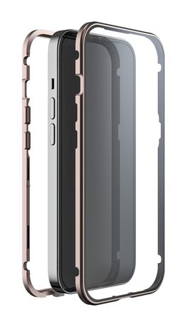 220267 360° Glass Cover für Apple iPhone 14 Plus (Roségold, Transparent) 