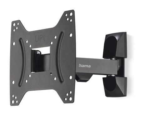 Hama 220821 Wandhalterung 180° schwenkbar bis 121,9 cm (48") 20 kg 5 bis 12° neigbar  (Schwarz) f&uuml;r 24,99 Euro