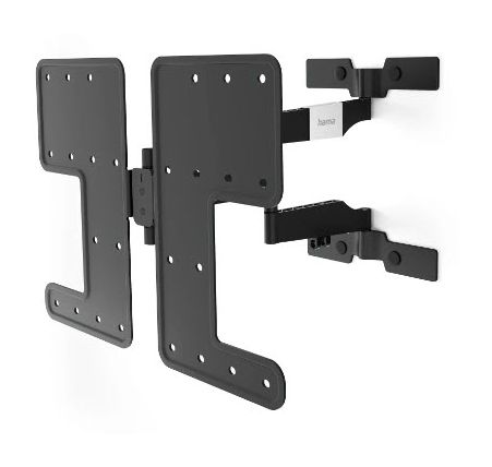 220852 Wandhalterung 120° schwenkbar bis 229 cm (90") 50 kg -12 bis 3° neigbar  (Schwarz) 