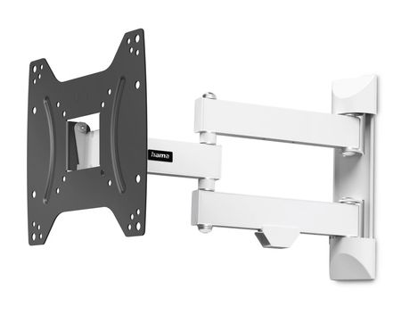 220855 Wandhalterung 180° schwenkbar bis 121,9 cm (48") 20 kg 5 bis 12° neigbar ausziehbar  (Schwarz/Weiß) 