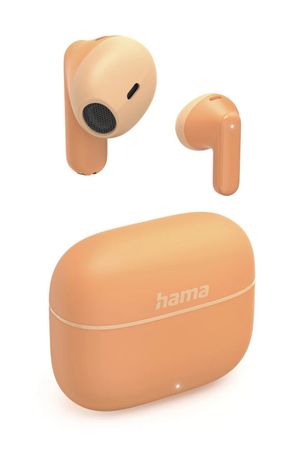 Hama 221757 Freedom Light II In-Ear Bluetooth Kopfhörer Kabellos TWS 5 h Laufzeit  (Orange) f&uuml;r 17,99 Euro