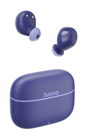 Hama 221760 Freedom Buddy II In-Ear Bluetooth Kopfhörer Kabellos TWS 4 h Laufzeit  (Blau) f&uuml;r 17,99 Euro