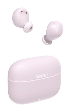 Hama 221761 Freedom Buddy II In-Ear Bluetooth Kopfhörer Kabellos TWS 4 h Laufzeit  (Pink) f&uuml;r 19,99 Euro