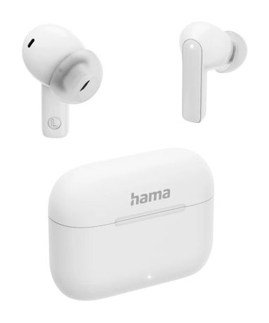 Hama 221772 Passion Clear II In-Ear Bluetooth Kopfhörer Kabellos TWS  (Weiß) f&uuml;r 44,99 Euro
