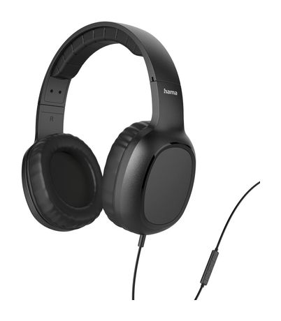 Hama 221814 Fun C Ohraufliegender Kopfhörer Kabelgebunden USB Typ-C  (Schwarz) f&uuml;r 18,49 Euro