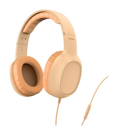 Hama 221817 Fun C Ohraufliegender Kopfhörer Kabelgebunden USB Typ-C  (Orange) f&uuml;r 19,99 Euro