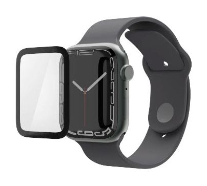 222770 Super Hybrid Klare Bildschirmschutzfolie Kunststoff 4H für  Apple Watch 7 / 8 / 9, 41 mm Schlagfest, Schlagfest, Kratzresistent, Schockresistent 
