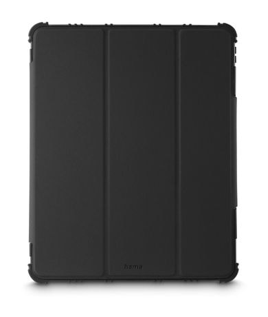Hama 231007 Protection Folio aus Kunststoff für Apple iPad Air 10.9" (20/22)/11" (24/25) bis 27,9 cm (11") Stoßfest, Schmutzabweisend, Staubresistent, Schlagfest, Kratzresistent, Schockresistent mit Magnetverschluss (Schwarz) f&uuml;r 34,99 Euro