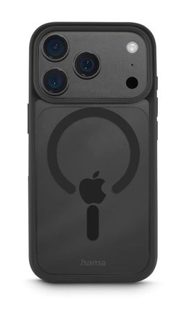 232450 Frame Protect Cover für Apple iPhone 17 Pro / 18 Pro (Transparent, Schwarz) 