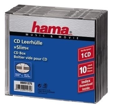 Hama CD Player Bag for Player and 3 CDs, black/blue von expert Technomarkt