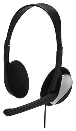 139900 Essential HS200 Ohraufliegender Kopfhörer Kabelgebunden (Schwarz, Silber) 