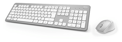 182676 KMW-700 Home Tastatur (Silber, Weiß) 