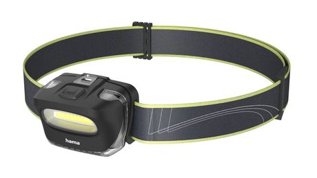 Hama LED-Stirnlampe "HL110", Batterien, COB, Kopflampe zum Joggen, Sport, 2 Modi f&uuml;r 9,99 Euro