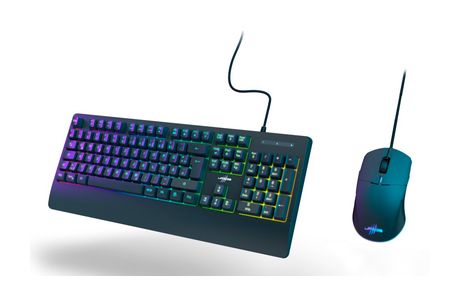 uRage Koop 320 2in1 RGB-LED Gaming Tastatur USB  (Schwarz) 