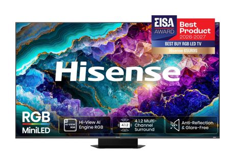 Hisense 65UR9DS MiniLed 165,1 cm (65 Zoll) Fernseher 4K Ultra HD VESA 400 x 400 mm f&uuml;r 1.499,00 Euro