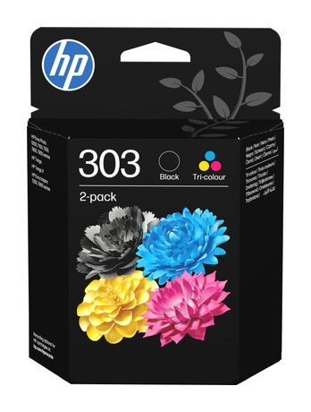 HP Nr.303 2er-Pack Druckerpatronen Schwarz, Cyan, Magenta, Gelb 4 ml 200 Seiten f&uuml;r 47,49 Euro