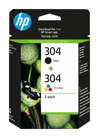 HP Nr.304 Druckerpatronen Schwarz, Cyan, Magenta, Gelb 120 Seiten f&uuml;r 38,49 Euro